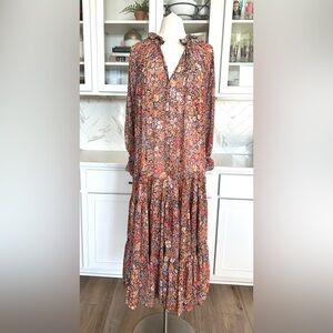 Free People Feeling Groovy Maxi Dress Sz Small